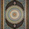 فرش ماشینی ایرانی طرح گنبد بهرنگ ۱۲ متری